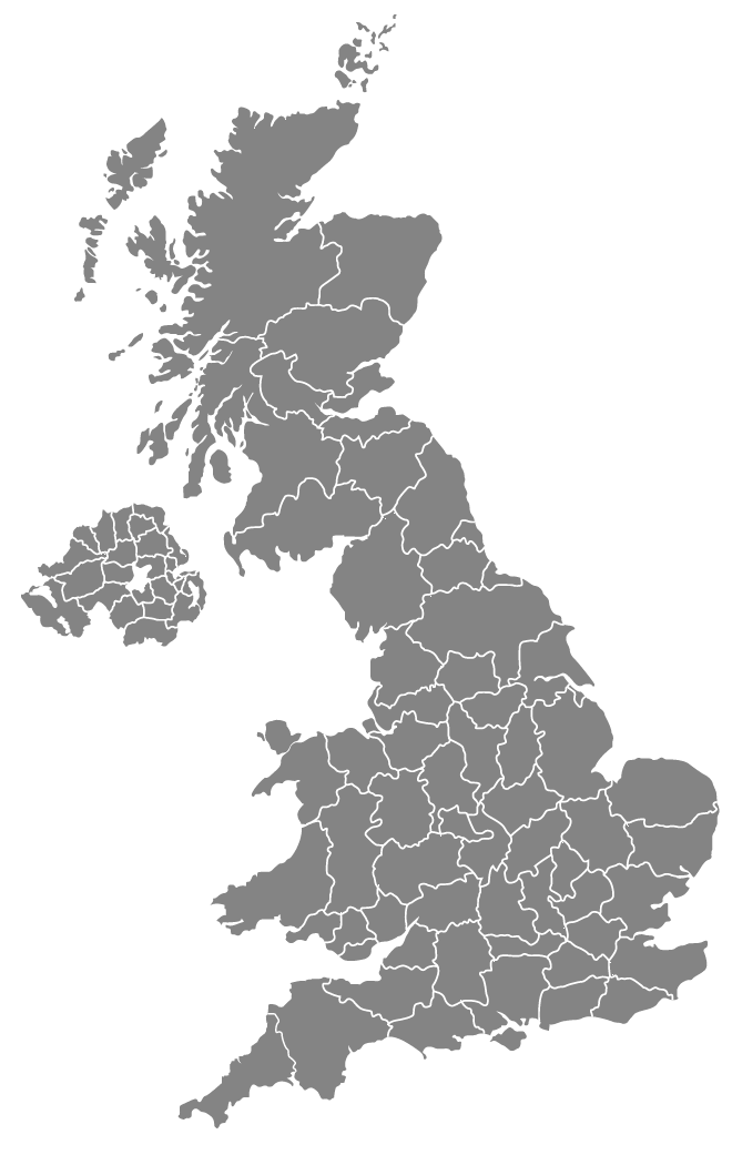Map of the UK